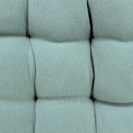 Lot de 4 galettes de chaise vertes 40x40cm - Hashtag Déco