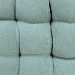 Lot de 4 galettes de chaise vertes 40x40cm - Hashtag Déco