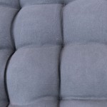 Lot de 4 galettes de chaise grises 40x40cm - Hashtag Déco