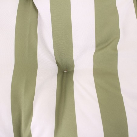 Matelas de sol outdoor rayé vert déperlant | Hashtag Déco