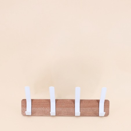 Porte manteau métal blanc 37cm élégant et pratique | Hashtag Déco