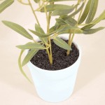 Plante artificielle pot béton gris 54cm | Hashtag Déco