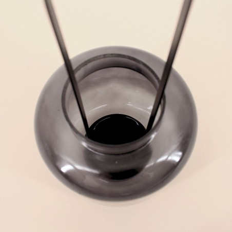 Lanterne en verre et métal 33cm