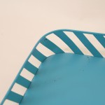 Set de 3 plateaux métal bleu ajouré | Hashtag Déco