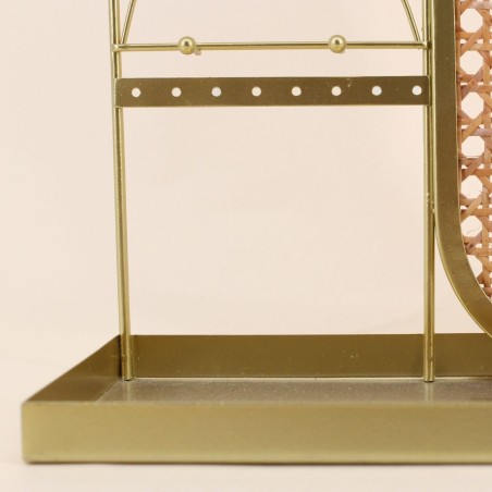 Porte bijoux design métal doré élégant | Hashtag Déco