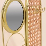 Porte bijoux design métal doré élégant | Hashtag Déco
