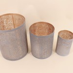 Set de 3 lanternes métal doré élégant | Hashtag Déco