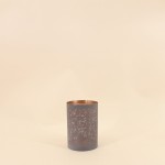 Lanterne perforée métal doré 10x15cm | Hashtag Déco