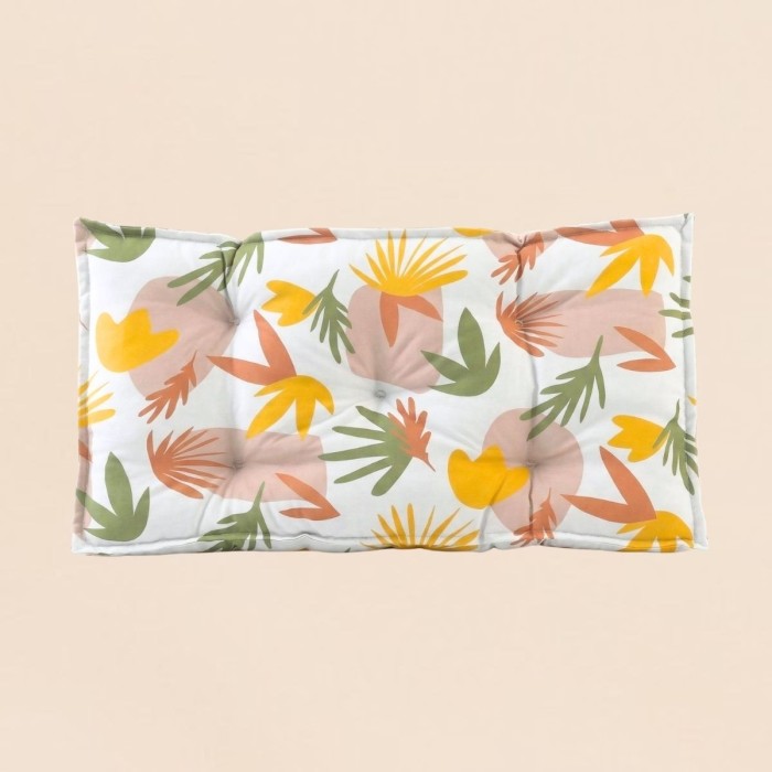 Matelas de sol déperlant fleurs coloré 115x75cm | Hashtag Déco