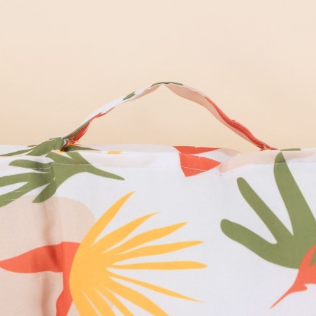 Matelas de sol déperlant fleurs coloré 115x75cm | Hashtag Déco