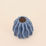 Vase céramique bleu 9cm, élégant et raffiné | Hashtag Déco