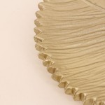 Vide poche feuille doré 20cm en polyrésine | Hashtag Déco
