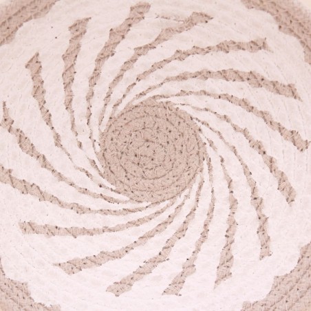 Corbeille murale en corde beige 20cm | Hashtag Déco