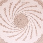 Corbeille murale en corde beige 20cm | Hashtag Déco