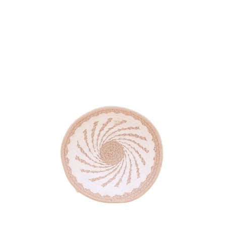 Corbeille murale en corde beige 20cm | Hashtag Déco