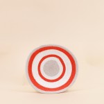 Corbeille murale ronde coton beige terracotta | Hashtag Déco