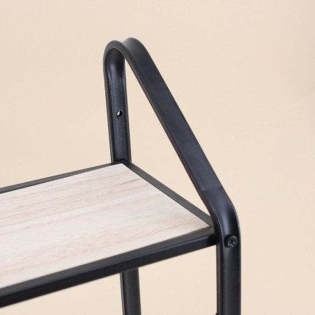 Étagère murale bois et métal noir tendance | Hashtag Déco