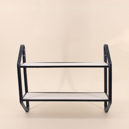 Étagère murale bois et métal noir tendance | Hashtag Déco