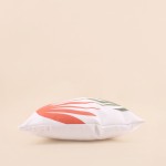 Coussin lin déperlant fleurs coloré 40x40cm | Hashtag Déco