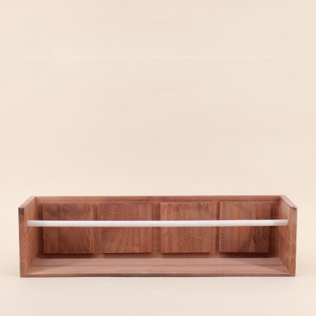 Étagère murale en bois naturel 50cm | Hashtag Déco