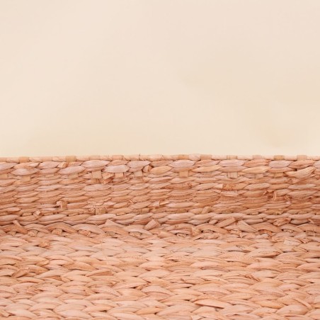 Plateau en jonc de mer naturel avec poignées | Hashtag Déco
