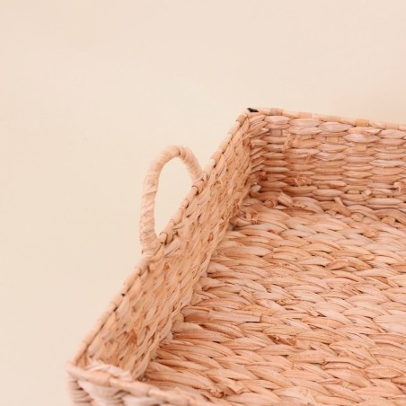 Set de 3 plateaux en jonc de mer naturel | Hashtag Déco