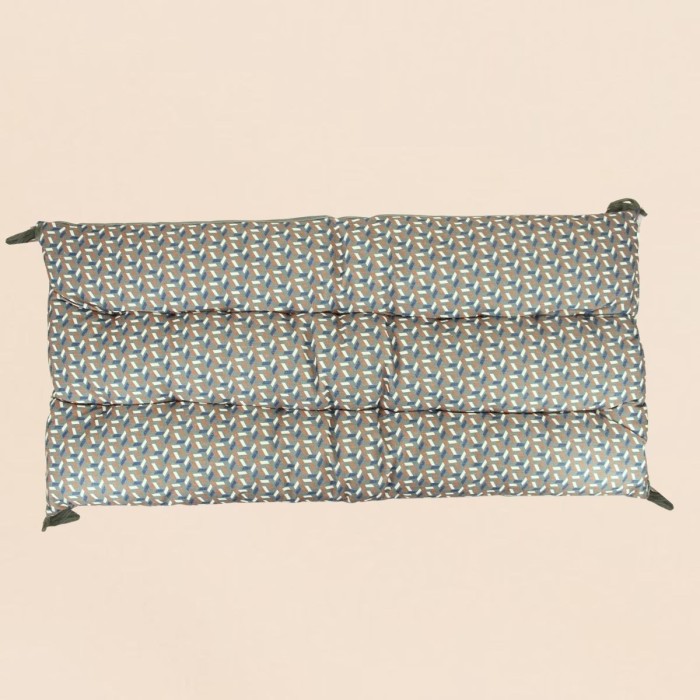 Coussin matelas outdoor marron 120x60cm | Hashtag Déco