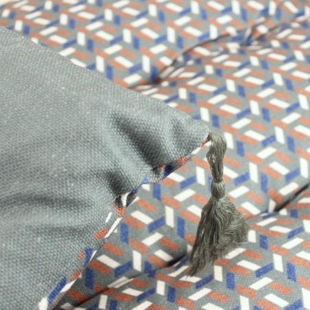 Coussin matelas outdoor marron 120x60cm | Hashtag Déco