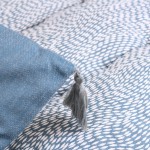 Coussin matelas bleu anti UV 120x60cm | Hashtag Déco