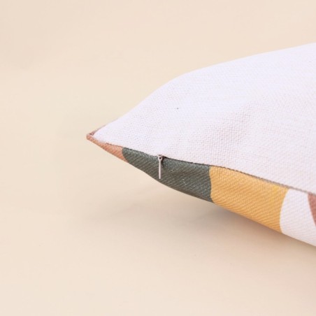 Coussin déperlant lin coloré 30x50cm | Hashtag Déco