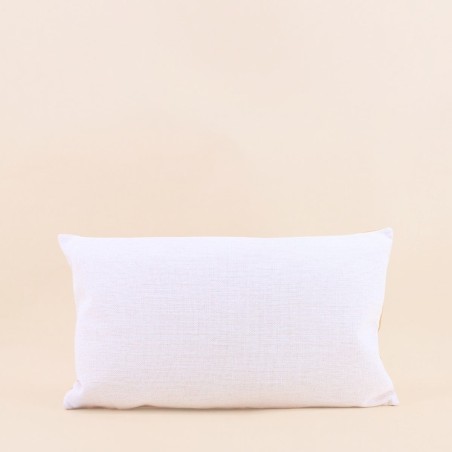 Coussin déperlant lin coloré 30x50cm | Hashtag Déco