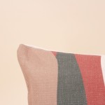 Coussin effet lin coloré anti-UV 30x70cm | Hashtag Déco