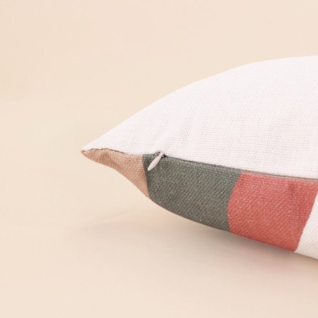 Coussin effet lin coloré anti-UV 30x70cm | Hashtag Déco