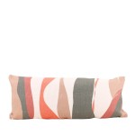 Coussin effet lin coloré anti-UV 30x70cm | Hashtag Déco