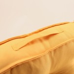 Coussin cale reins ocre déperlant anti-UV 40x60 | Hashtag Déco