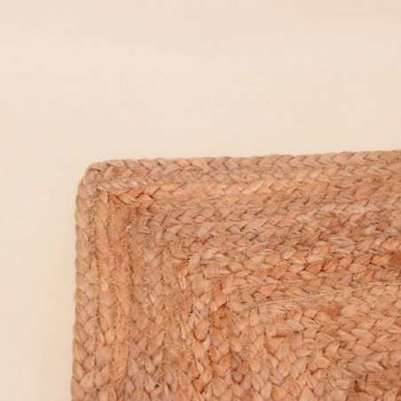 Tapis rectangulaire en jute beige 120x170cm | Hashtag Déco