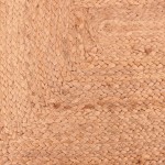 Tapis rectangulaire en jute beige 120x170cm | Hashtag Déco