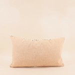 Coussin coton flammé imprimé bord de mer 30x50cm | Hashtag Déco