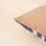 Coussin coton imprimé coquillages 40x40 cm | Hashtag Déco