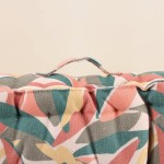 Coussin sol lin déperlant coloré 60x60cm | Hashtag Déco