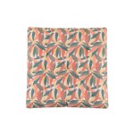 Coussin sol lin déperlant coloré 60x60cm | Hashtag Déco