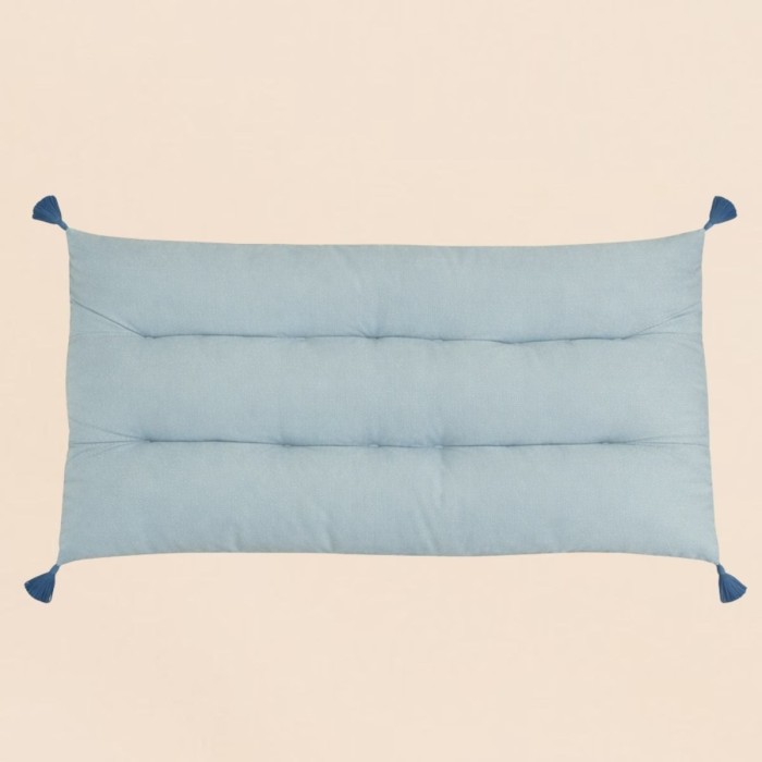 Coussin matelas déperlant beige 120x60cm | Hashtag Déco