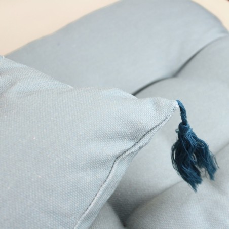 Coussin matelas déperlant beige 120x60cm | Hashtag Déco