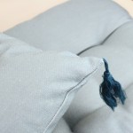 Coussin matelas déperlant beige 120x60cm | Hashtag Déco