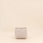Bloque porte tissu bouclette beige | Hashtag Déco