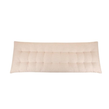 Coussin banc effet lin gris 120x40cm | Hashtag Déco