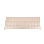 Coussin banc effet lin gris 120x40cm | Hashtag Déco