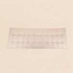 Coussin banc effet lin gris 120x40cm | Hashtag Déco