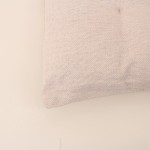 Coussin banc effet lin gris 120x40cm | Hashtag Déco