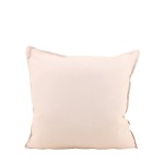 Coussin blanc en lin 45x45cm élégant | Hashtag Déco
